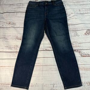 NWT Simply Vera Vera Wang High Waisted Dark Blue Skinny Jeans